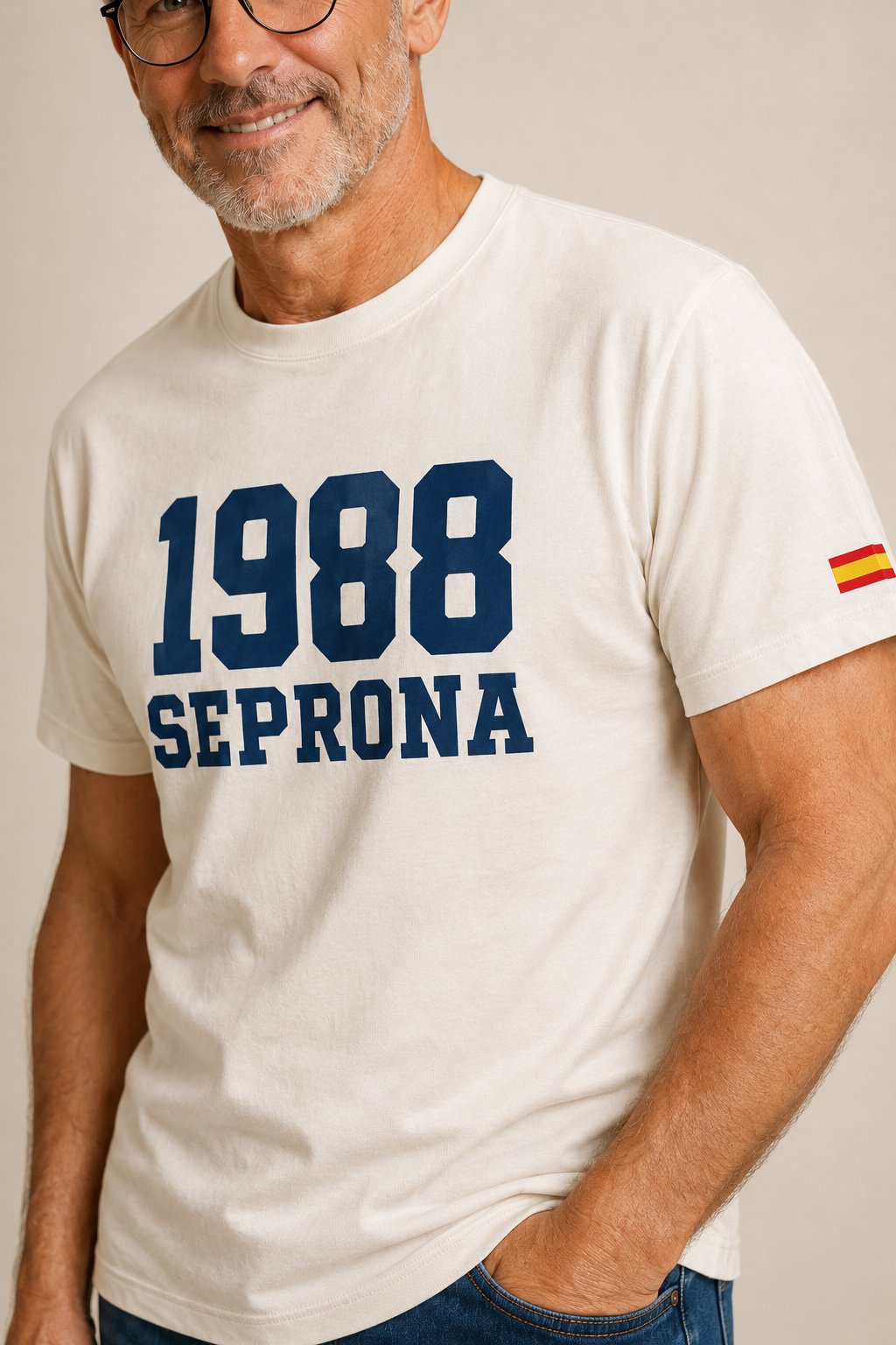 Camiseta SEPRONA Guardia Civil 1988 – Blanco Roto - imagen 2