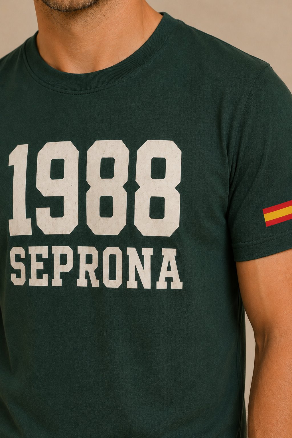 Camiseta SEPRONA Guardia Civil 1988 – Verde Botella - imagen 2