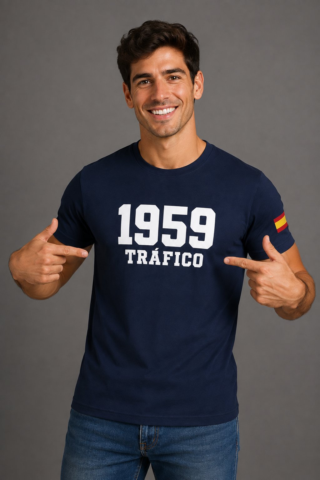 Camiseta Guardia Civil Tráfico 1959 – Navy - imagen 1