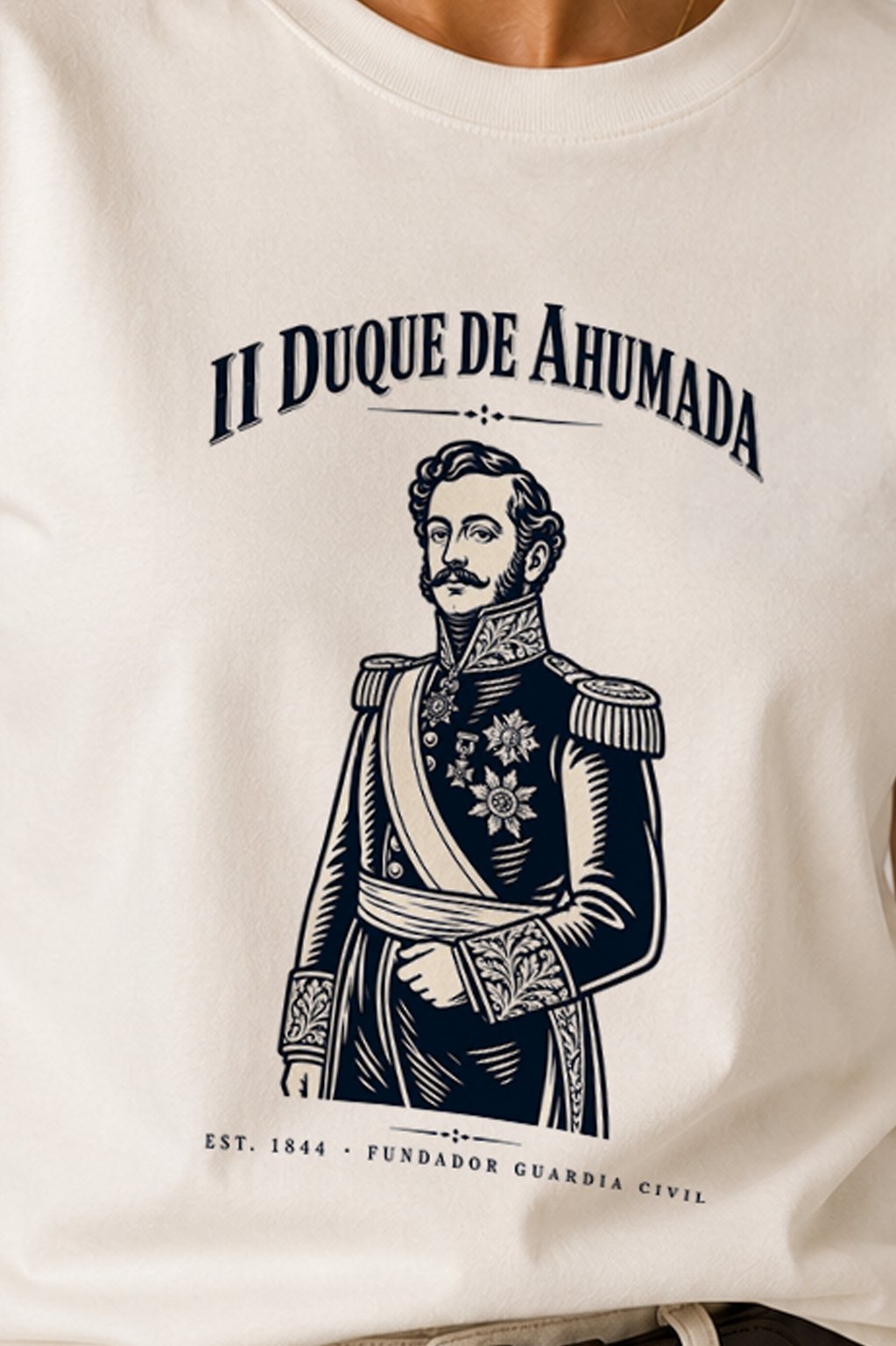 Camiseta Guardia Civil Duque de Ahumada 1844 – Fundador - imagen 2