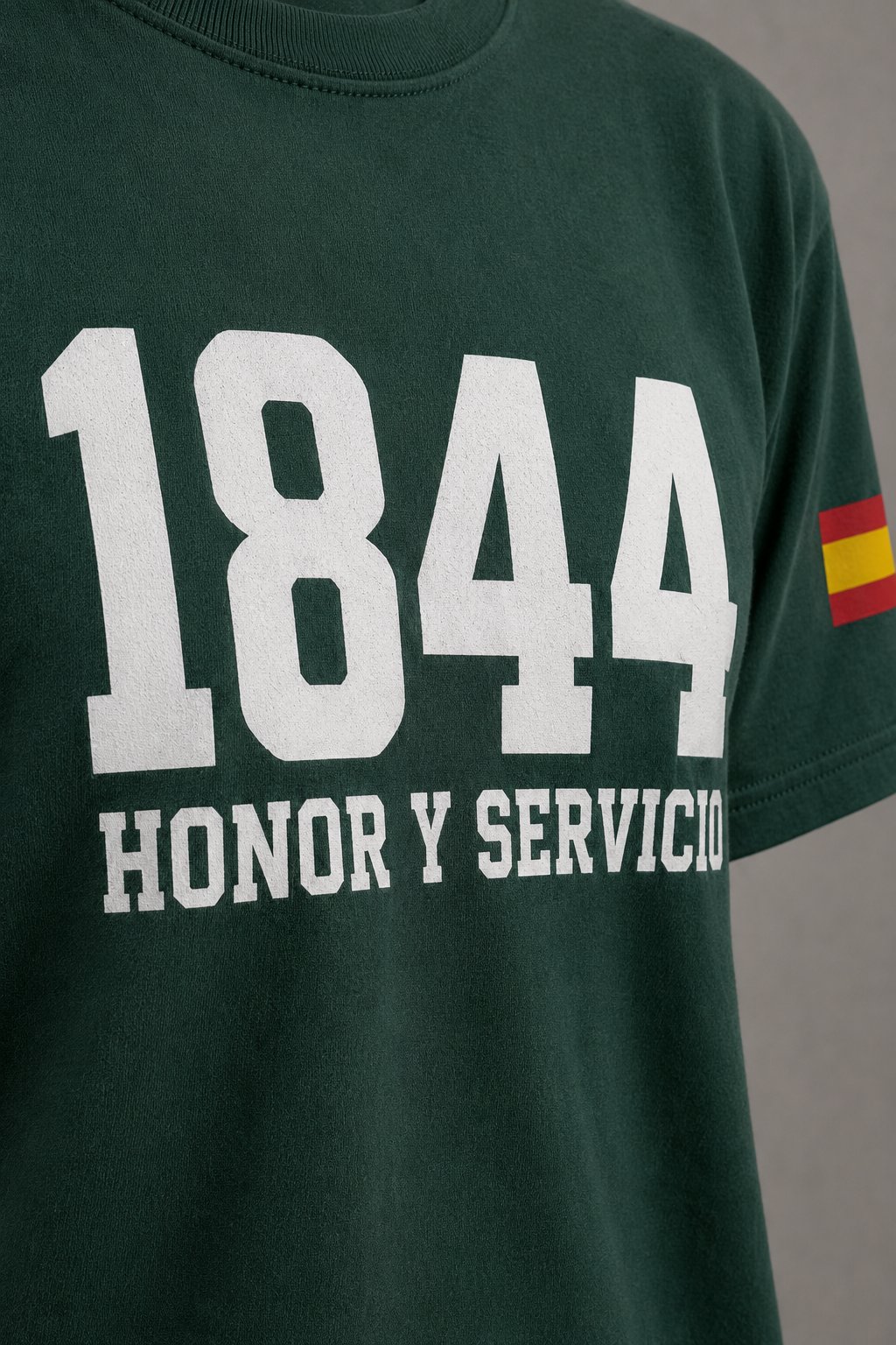 Camiseta Guardia Civil 1844 Honor y Servicio – Verde Botella - imagen 2