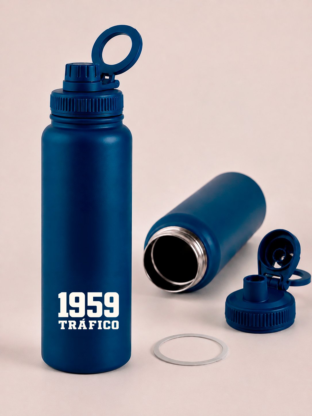 Botella Térmica Guardia Civil Tráfico 1959 - imagen 1