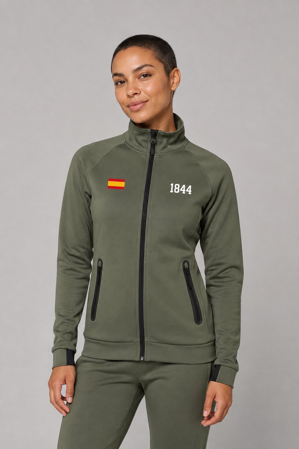 Chaqueta Deportiva Mujer Guardia Civil 1844 · Verde Militar - imagen 1