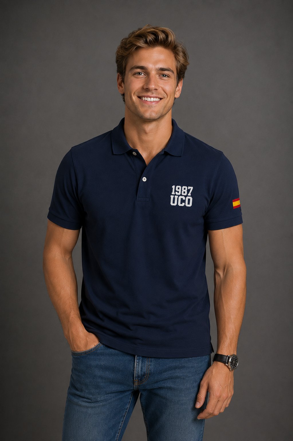 Polo Guardia Civil UCO 1987 – Azul Navy - imagen 1