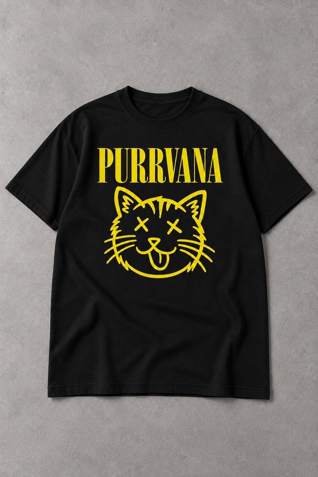Camiseta Purrvana Cat - imagen 1