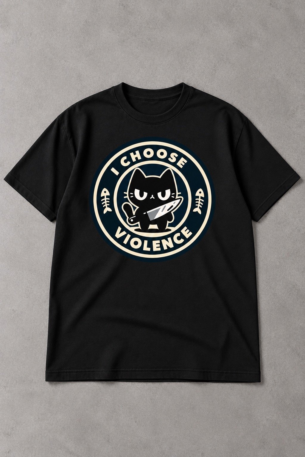 Camiseta de Gato I Choose Violence - imagen 1