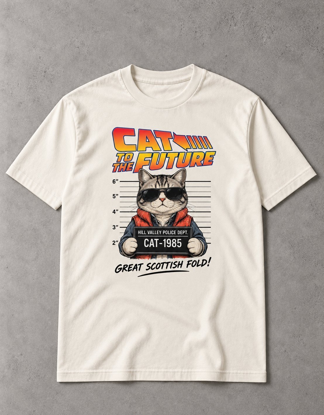 Camiseta Cat to the Future - imagen 1