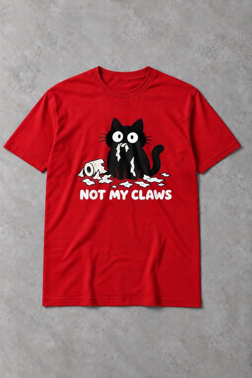 Camiseta de Gato Not My Claws – Humor Felino - imagen 1