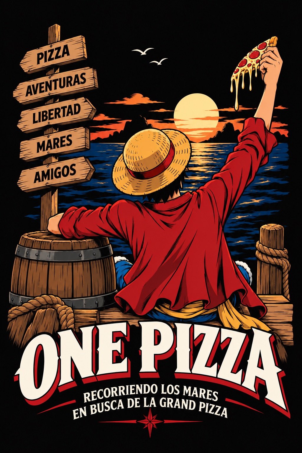 Camiseta One Pizza – En busca de la Grand Pizza - imagen 2